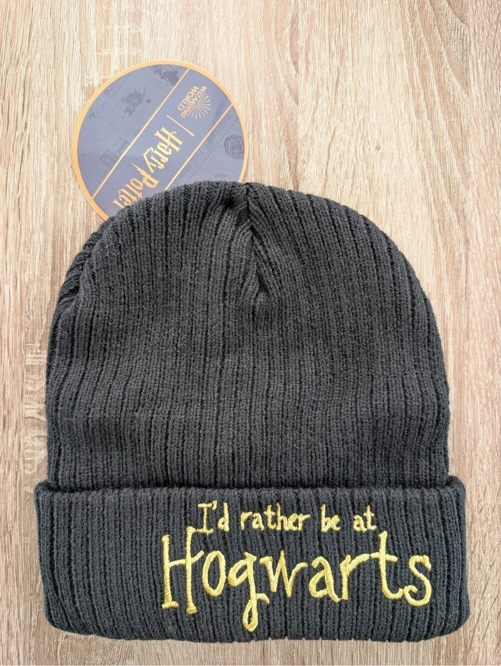 NWT Wizarding World Harry Potter Id Rather Be At Hogwarts Hat Beanie Winter